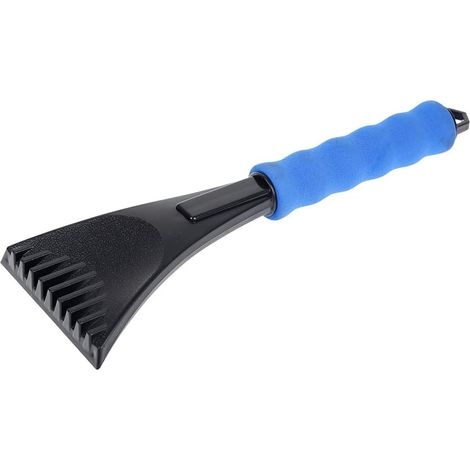 Ventana Antihielo para Coche - Mango de Espuma - Raspador de Hielo - Mango de Espuma - Largo: 28 cm - Colores: Azul - Permite descongelar ventanas - Resistente