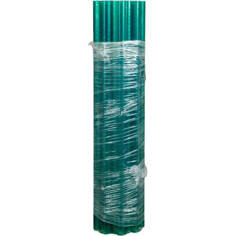 vetroresina - rotolo da 1x5 metri colore verde - onduline.