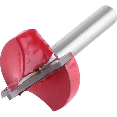 Fraise à rainure en V à pointe ergot, diamètre de tige 6 mm, pour gravure CNC 3D (18 mm) (1/3)