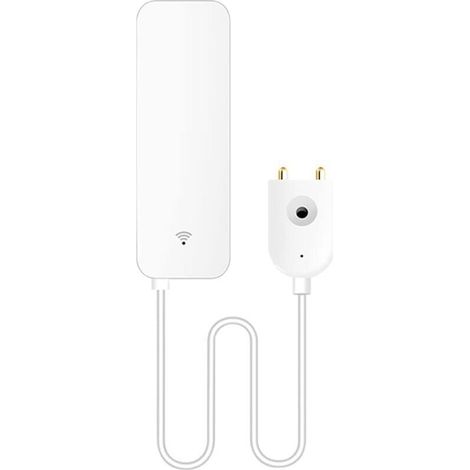 Tuya Capt d'eau pour Smart Home App Capt à distance Détecte les fuites d'eau Dommages Alarme de fuite d'eau avec application pour les fuites de sous-sols (1/5)