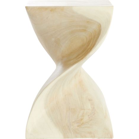 Mesa auxiliar Light & Living MUHAN en madera natural clara – (1/3)