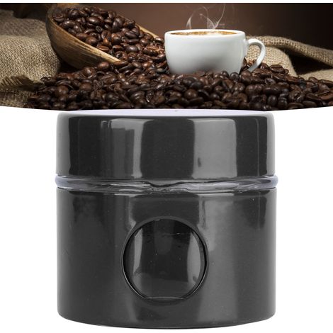 Luftdichtes Vorratsglas für die Küche, luftdichtes Glas für Kaffeebohnen, kleines schwarzes Glas (1/5)