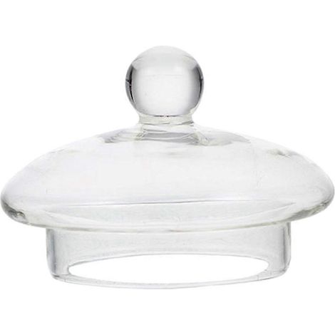 Couvercle de rechange pour théière, couvercle en verre résistant à la chaleur-7.50X7.50X5.00CM (1/4)