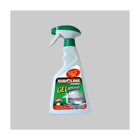 PULITORE PER GRIGLIE E BARBECUE 'GEL ATTIVO' DIAVOLINA 500 ml - DIAVOLINA