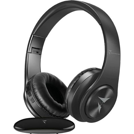 Techmade TM-YH690 Cuffie Wireless a Padiglione Musica Giornaliera Nero (1/5)
