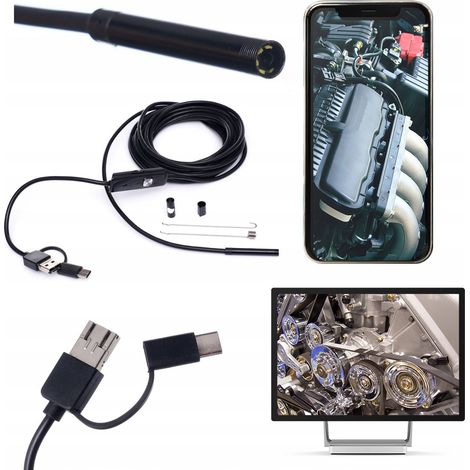 3-in-1 Kraft&Dele USB-Endoskopkamera für Android, iOS, Windows, Mac (1/5)