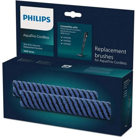 Philips XV1793/01 Mikrofaserbürsten blau und schwarz (1/3)