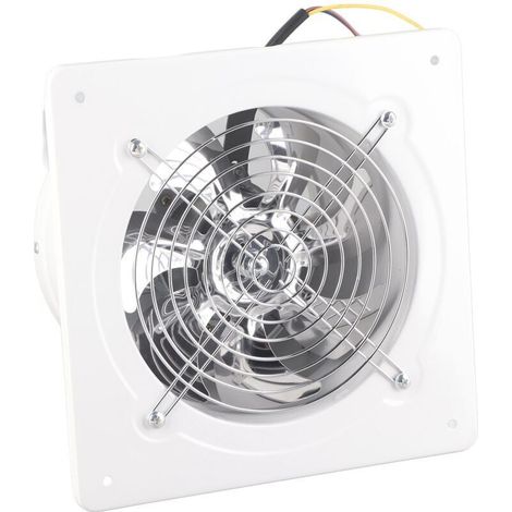 Ventilateur d'extraction mural à obturateur automatique de 6,6 pouces (16,8 cm) à vitesse unique pour ventilation de grenier, de remise ou de garage (1/4)