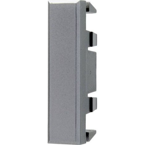 TrAdE Shop Traesio - 4 Copritasti Copriforo Mezzo Modulo Silver Compatibile Bticino Axolute - (1/3)
