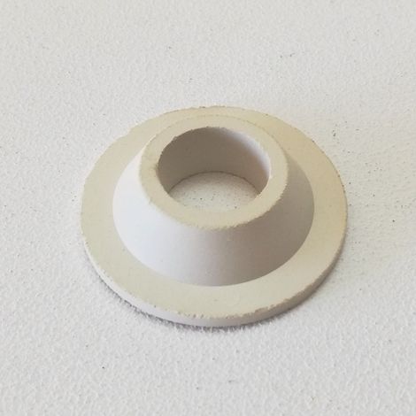 Guarnizione in gomma bianca da 1 con bordo alto - 2pz