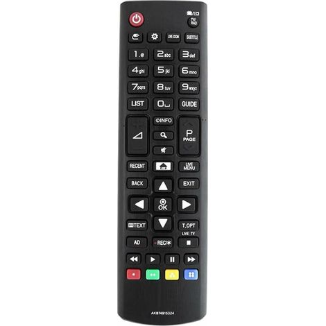 Control remoto inalámbrico universal para TV Control remoto universal para LG HDTV LED Digital Smart TV Negro (1/4)