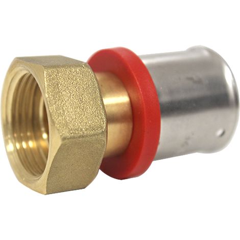Raccord multicouche à sertir femelle écrou libre (20/27) 3/4" - Ø26x3,0 - MULTIPEX (1/3)