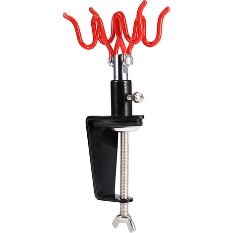 Support de pistolet à air comprimé pour 2 aérographes, pince de fixation, station de travail, pièces de loisirs créatifs (1/5)