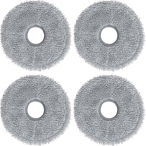 Panni di ricambio per mocio compatibili con Dreame L10 Ultra / L10S Pro / L10S Ultra / L10S Pro Ultra Heat / L10 Prime / L20 Ultra / X40 Ultra/Xiaomi X10+ / X20+ Robot Aspirapolvere (4 pezzi) (1/5)