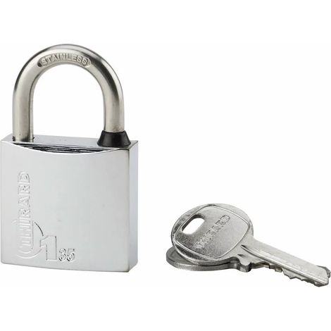 THIRARD - Cadenas à clé Type 1, laiton, extérieur, anse inox, 35mm, 2 clés - THIRARD