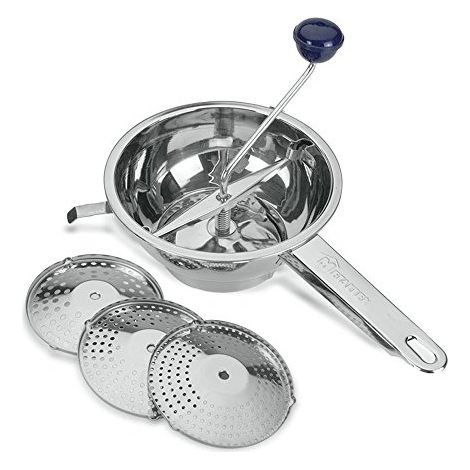 Passalegumi inox cm 20 con 3 dischi milly - metaltex (1/3)