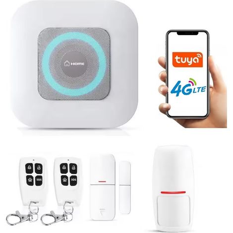 SIRENA DI ALLARME WIRELESS GSM TUYA SMART IN POLACCO PER SCHEDA SIM