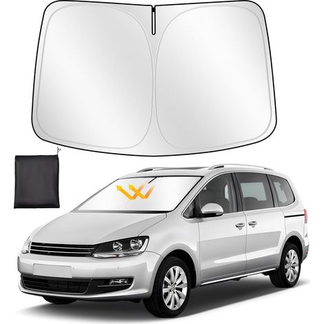 Sonnenschutz Frontscheibe für VW Sharan 2010-2020, faltbar, UV-Schutz, kühlend (1/5)