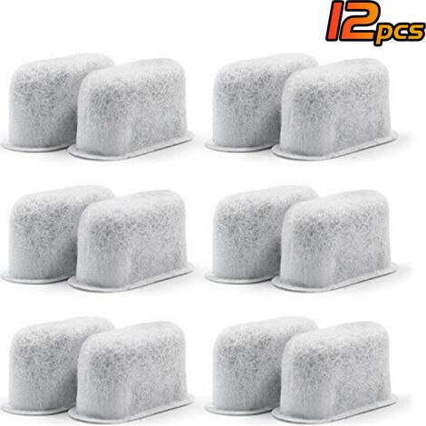 Filtre de Remplacement Café, Filtre Compatible Keurig, Pack de 12, Blanc, non-tissé + charbon actif, 4.8×3.2 cm (1/5)