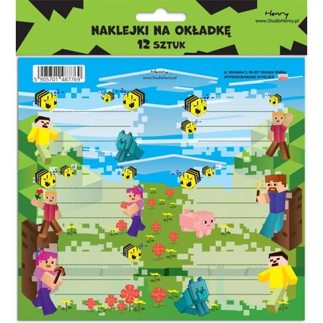 Autocollants pour cahier - Jeu 2 (12 pièces)