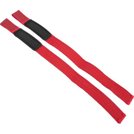 Lot de 2 bracelets de sport, antidérapants, réglables, pour le fitness, l'haltérophilie et les tractions. (1/5)