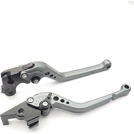 Pour BMW Motorrad 2007 BMW G650X, levier de frein, d'embrayage et de klaxon modifié en alliage d'aluminium (long, doré, 1 paire) (1/5)