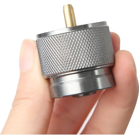 Adaptateur pour bouteille de gaz de réchaud de camping, adaptateur pour bouteille de propane, adaptateur standard américain, tête de conversion pour brûleur à gaz, équipement de camping, réchauds de c (1/5)