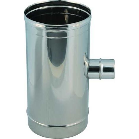 Raccordo inox a "t" 90° ridotto a ø80 mm : Diametro - 250
