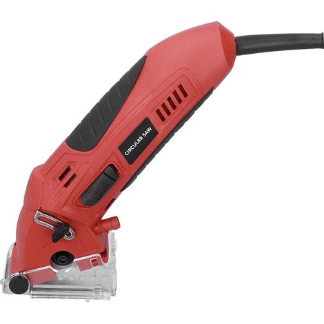 Scie Circulaire Mini Électrique 400W, Kit de Coupe Précision avec 3 Lames, Outil de Découpe Haute Exactitude, Prise UE 230V (1/5)