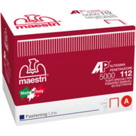 MAESTRI PUNTI SPILLATRICE ART. 112 AP DA 5000 PZ- MAESTRI- 1,0 pz