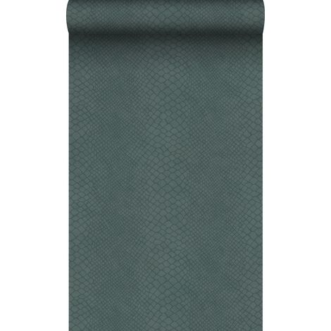 papier peint peau de serpent bleu canard  - Origin Wallcoverings (1/5)