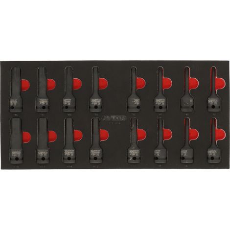 KS Tools - Module de douilles à chocs 1/2'', 16 pièces - 713.1016 (1/5)