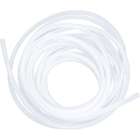 Tube en silicone transparent, taille 8,0 mm x 11,0 mm, longueur 7,2 m, épaisseur 1,5 mm, tuyau flexible en caoutchouc pour tuyaux d'air/eau (1/5)