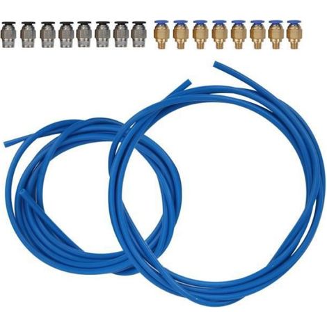 Kit Tube PTFE - - Imprimante 3D - Connecteurs Pneumatiques - Compatible Ender 3 - Résistant à 260°C (1/4)