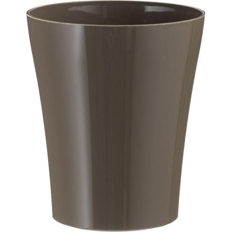 Zylinder-Vase "Color Orchidee" für Outdoor und Garten für Pflanzen und Blumen. -16 cm / Zedernfarbe (1/5)