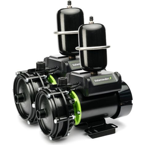 Salamander RP120SU SuperBooster Pack 2 x 3.6 Bar Single Impeller Shower Pump (1/5)