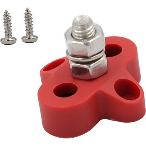 1 barre de distribution pour véhicules, avec vis inoxydable, installation facile, pour camions RV et bateaux (1/5)
