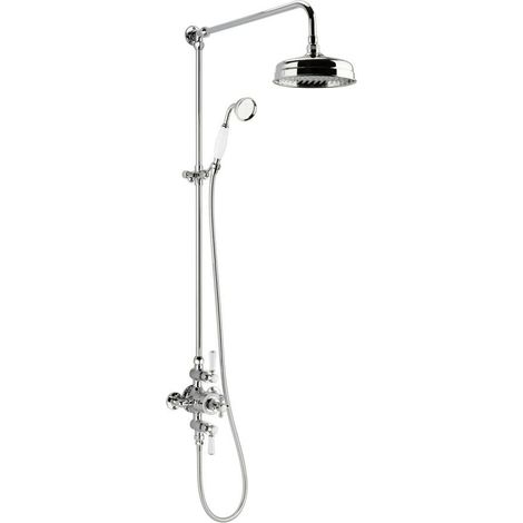 Sapho - Set doccia con termostato, diametro 20 cm, cromato KI139 (1/3)