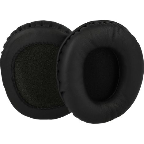 vhbw 2x Ear Pad Cups Cushion Covers compatible with Sennheiser 4.50 BTNC, HD 4.50 BTNC On-Ear Headphones Headset - black, Glossy (1/4)