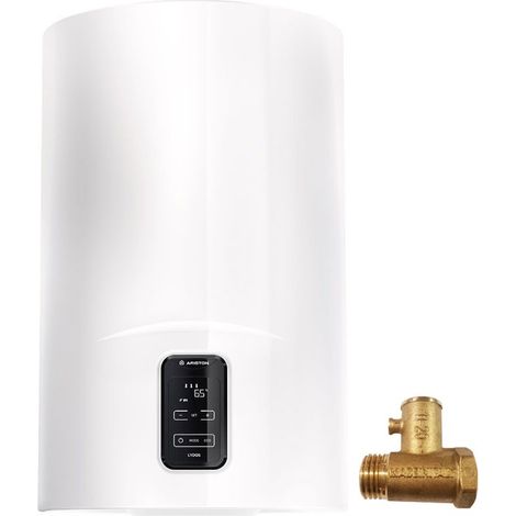 Ariston Group – Chauffe-eau électrique mural 50 L Lydos Plus – Technologie WaterPlus pour 16 % d’eau en plus – Écran tactile – Garantie 5 ans (1/6)