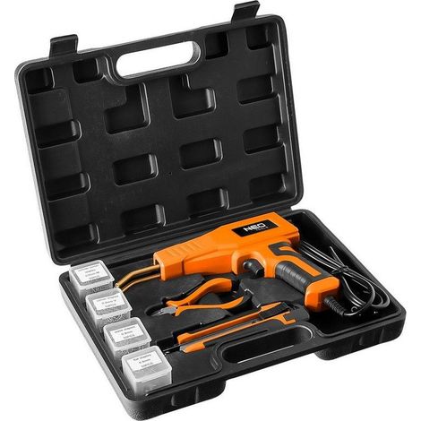 FER À SOUDER POUR PLASTIQUE 50 W + 200 AGRAFES - T N19-158 (1/5)