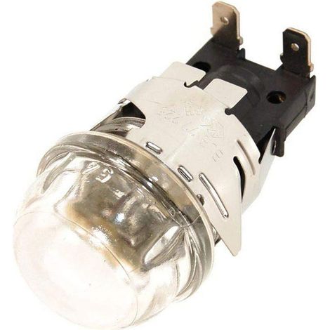 ENS. DOUILLE + CACHE LAMPE POUR CUISINIERE BEKO (1/2)