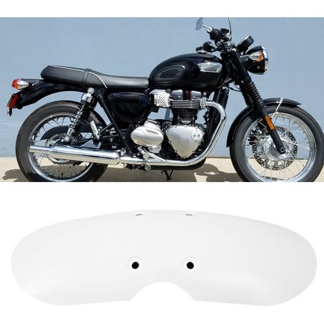 Garde-boue avant court pour moto Triumph Bonneville T100 2016, pare-boue boue blanc, compatible boue de roue, protection saleté, pièce accessoire moto (1/5)