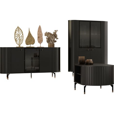 Conjunto de salón Novmono 111, Negro