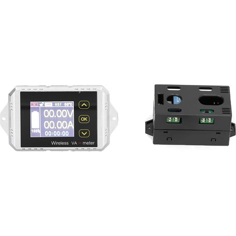 Compteur de coulomb VAT-1300, écran couleur, voltmètre et ampèremètre CC, testeur de capacité de batterie (1/5)