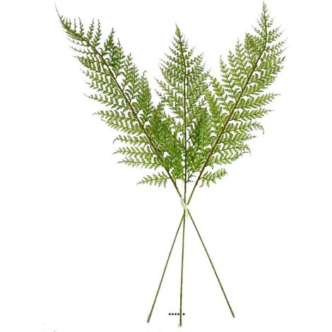 Feuilles X3 de Fougère des forêts artificielles H 64 cm superbe - BEST