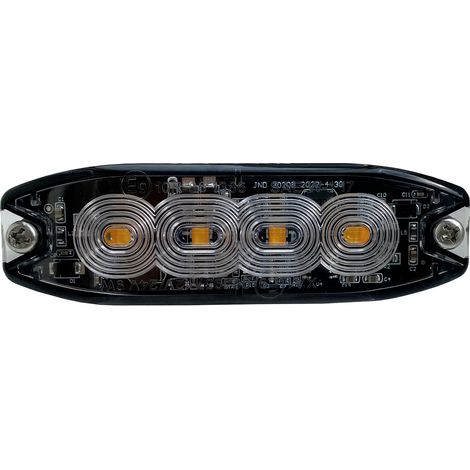 Berger & Schröter Frontblitzer / Straßenräumer LED Front- Heckblitzer orange E9 10R-06 1386, SAE W11 (1/2)