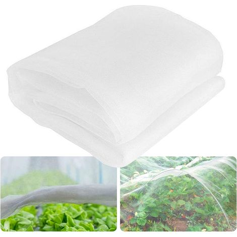 3×5 Filet de protection anti-insectes en maille fine,Insectes Protection Maille,Filets pour jardin,filet anti-insectes pour plantes,filet anti-insectes pour légumes,Filet de jardin moustiquaire Meter (1/5)