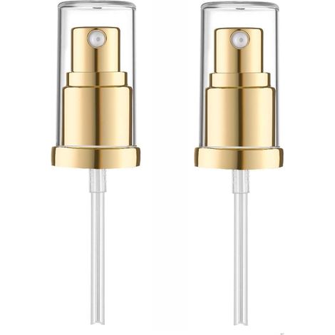 Lot de 2 pompes à fond de teint Double Wear Liquid, tête de pression de rechange DW (dorée)