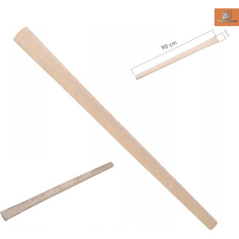 Kreuzhackenstiel Spitzhackenstiel 90 cm für 2 bis 3,5kg Spitzhacke Kreuzhacke